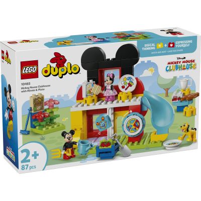 LEGO DUPLO. Clubul lui Mickey Mouse cu Minnie si Pluto 10465, 87 piese