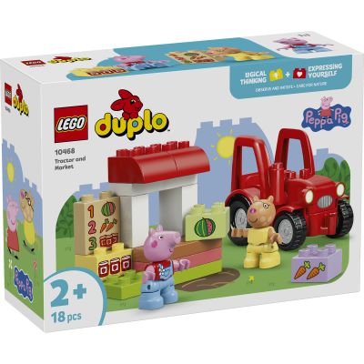 LEGO DUPLO. Tractor si piata 10468, 18 piese