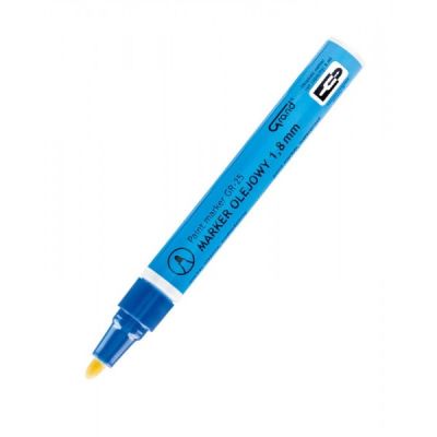 Marker cu vopsea Grand GR-25, varf rotund, 1. 8 mm, albastru