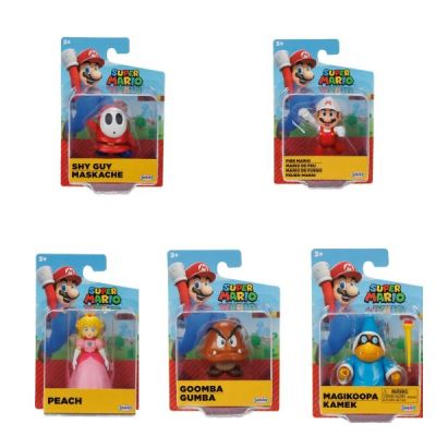 Figurina articulata, 6 cm, diverse personaje, S42, Nintendo Mario