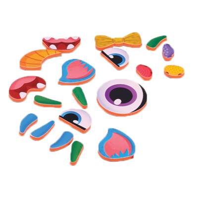 JOC MAGNETIC DIN SPUMA EVA, CREEAZA UN MONSTRU, PUEDO