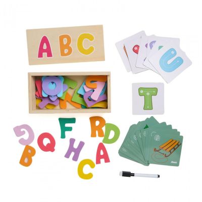 JOC DE POTRIVIRE CU LITERE, 54 DE PIESE, MOMKI