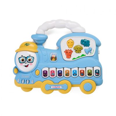 JUCARIE TRENULET CU LUMINI SI SUNETE, DIVERSE CULORI, MOMKI