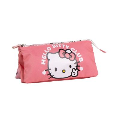 Penar neechipat Cerda HelloKitty, 1 fermoar, 3 compartimente, 22. 5x11. 5x2cm, 493634