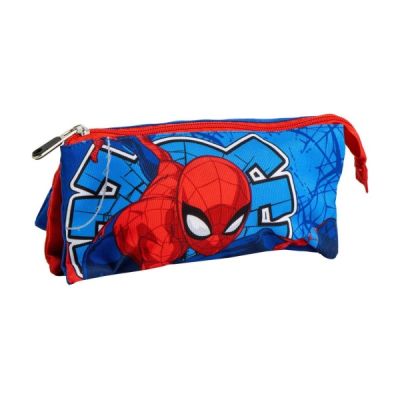 Penar neechipat Cerda Spiderman, 1 fermoar, 3 compartimente, 22. 5x11. 5x2cm, 493535
