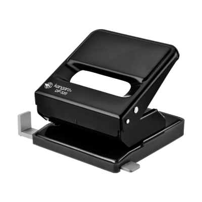 Perforator Kangaro DP-520, 25 coli, metalic, negru