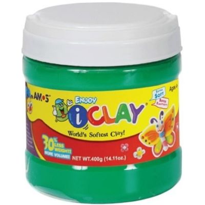 Plastilina Amos iClay, 400g, Verde