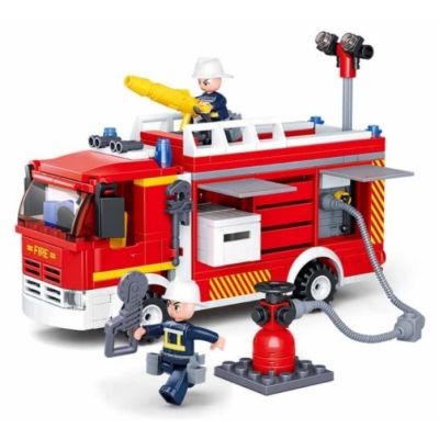 Joc de constructie Cisterna apa, pvc, Sluban, M38-B0626, 343 piese, 28. 5x28. 5x5. 4cm