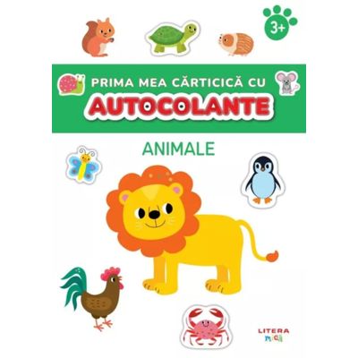 Prima mea carticica cu autocolante. Animale