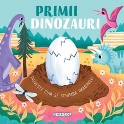 Primii dinozauri. Priveste cum se schimba imaginile!