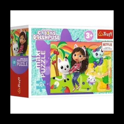 Puzzle carton 20 piese Trefl Maxi Gabby's Dollhouse Gabby 3