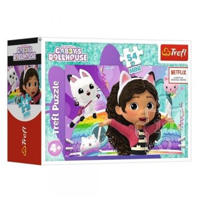 Puzzle carton 54 piese Gabby's Dollhouse Aventurile lui Gabby