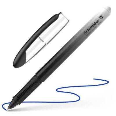 Roller Schneider Voyage ROG180 / 187661, 0. 8mm, grip cauciucat, negru / alb