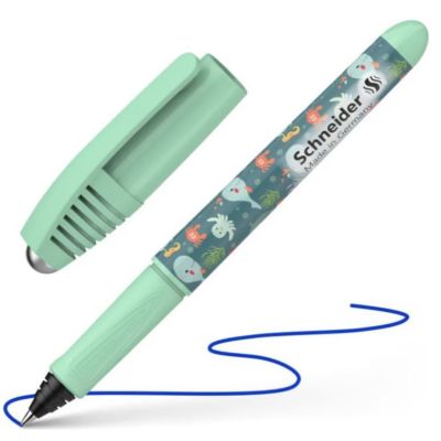 Roller Schneider Zippi ROG175 / 306762, 0. 8mm, scris albastru, Happy Fish