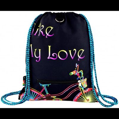 Rucsac cu snur pentru copii St. Right Bike, negru