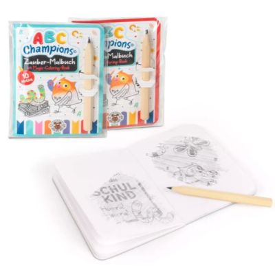 Set creatie carticica magica+creion 10 pagini, Scratchbook Trendhaus, 2 modele, CH31190