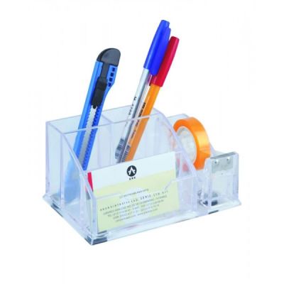 Suport instrumente de scris Ark 1461, model creion, plastic, diverse culori