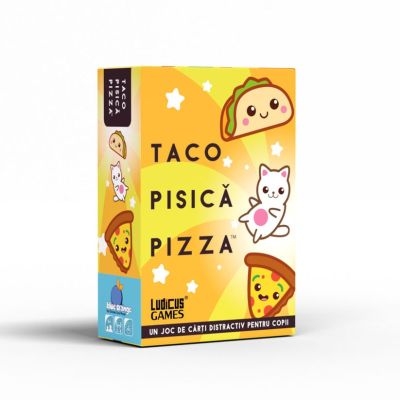 Joc de carti pentru copii Taco Pisica Pizza, limba romana