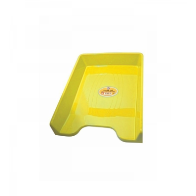 Tavita documente Ark 350, plastic, galben