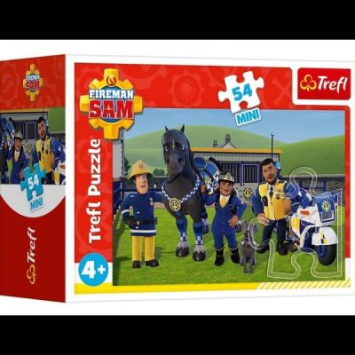 Puzzle carton 54 piese Trefl Pompierul Sam Mini