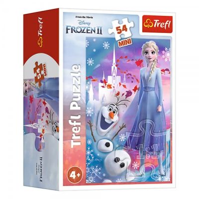 Puzzle carton 54 piese Trefl Mini. Frozen, Elsa si Olaf