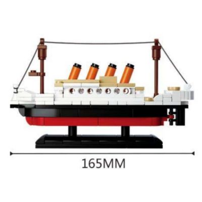Joc de constructie Vapor Titanic, pvc, Sluban M38-B0576, 194 piese, 23. 7x18. 9x4. 5cm