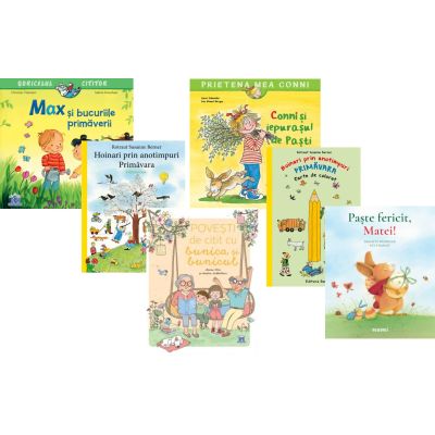 Primavara si Pastele. Kit de povesti pentru copii si bunici