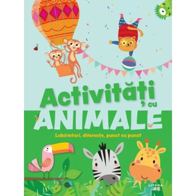 Activitati cu animale. Labirinturi, diferente, punct cu punct