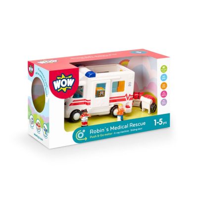 Jucarie pentru copii Ambulanta, Robin's Medical Rescue, WOW Toys