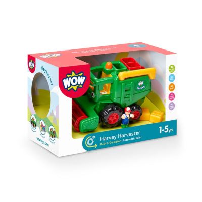 Jucarie pentru copii Combina agricola, Harvey Harvester, WOW Toys