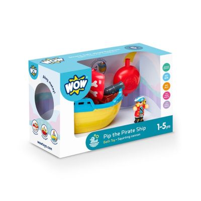 Jucarie de baie Corabie de pirati, Pip the Pirate Ship, WOW Toys