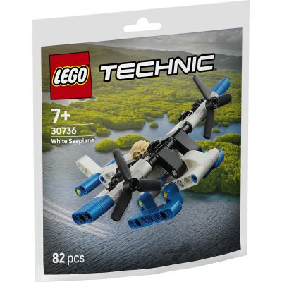 LEGO Technic. Hidroavion alb 30736, 82 piese