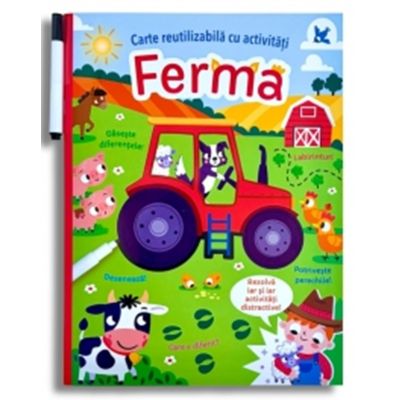 Ferma. Carte reutilizabila cu activitati