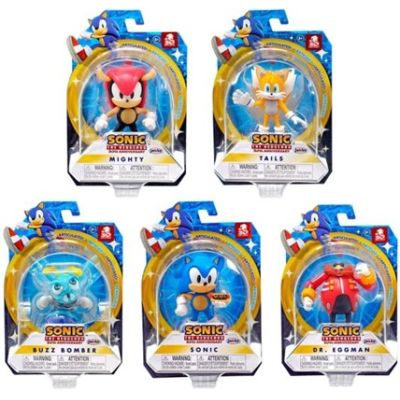 Nintendo Sonic - Figurine Seria 5, 30 de ani Editie Aniversara Sonic, 6 cm, diverse modele