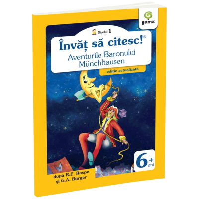 Invat sa citesc! Nivelul 1. Aventurile Baronului Munchausen - Gottfied August Burger