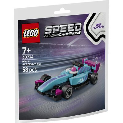 LEGO Speed Champions. Minimasina F1 ACADEMY 30734, 58 piese