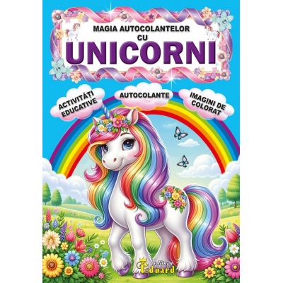 Magia autocolantelor cu unicorni