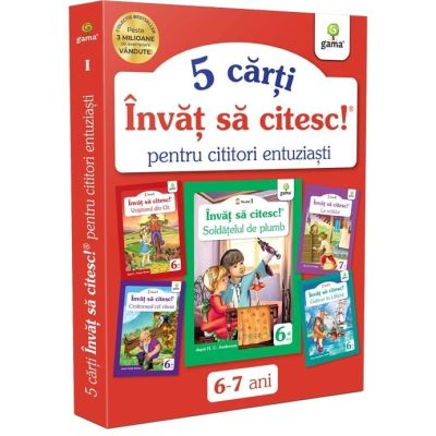 Pachet pentru cititori entuziasti 1. Invat sa citesc nivel 1
