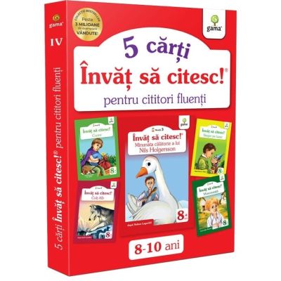 Pachet pentru cititori fluenti 4. Invat sa citesc nivel 3