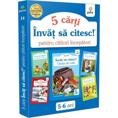 Pachet pentru cititori incepatori 2 Invat sa citesc nivel 0
