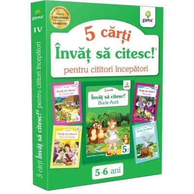Pachet pentru cititori incepatori 4. Invat sa citesc nivel 0