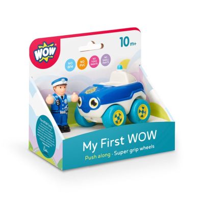 Jucarie pentru copii Prima mea masina de politie, My First WOW Police Car Bobby, WOW Toys
