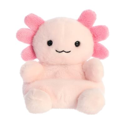 Aurora Palm Pals, jucarie de plus de tinut in palma, Axolotl roz, 13 cm