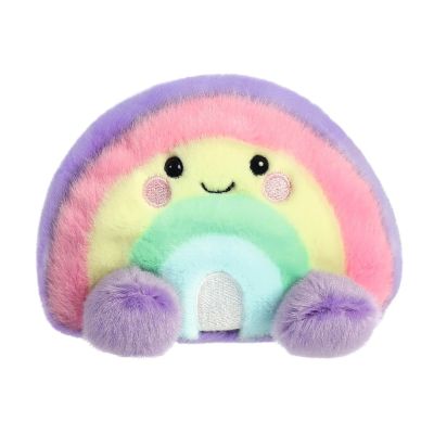 Aurora Palm Pals, jucarie de plus de tinut in palma, Curcubeu, 13 cm