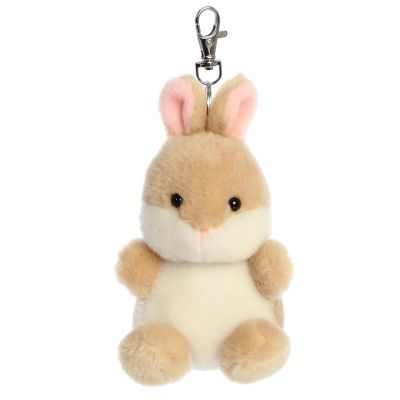 Aurora Palm Pals, jucarie de plus tip breloc, Iepuras, 10 cm