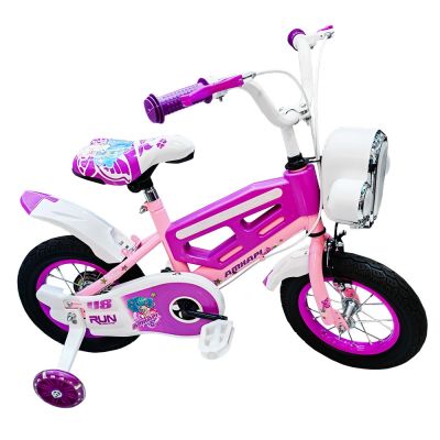 Bicicleta copii, cu lumina, nr. 12, mov