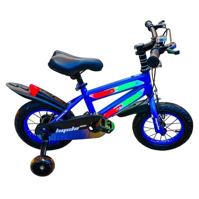 Bicicleta copii, cu lumina, nr. 12, albastru