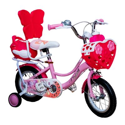 Bicicleta copii, nr. 12, roz