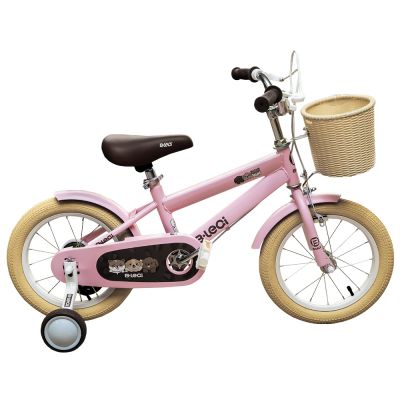 Bicicleta copii, nr. 14, roz pal