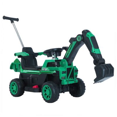 Excavator fara pedale, verde